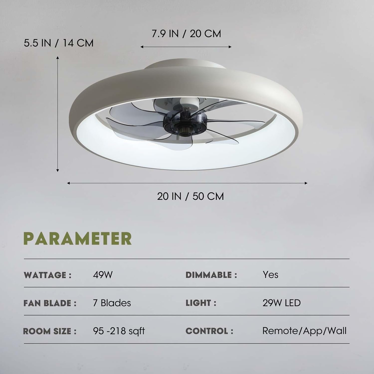 Ventilateur de Plafond Moderne