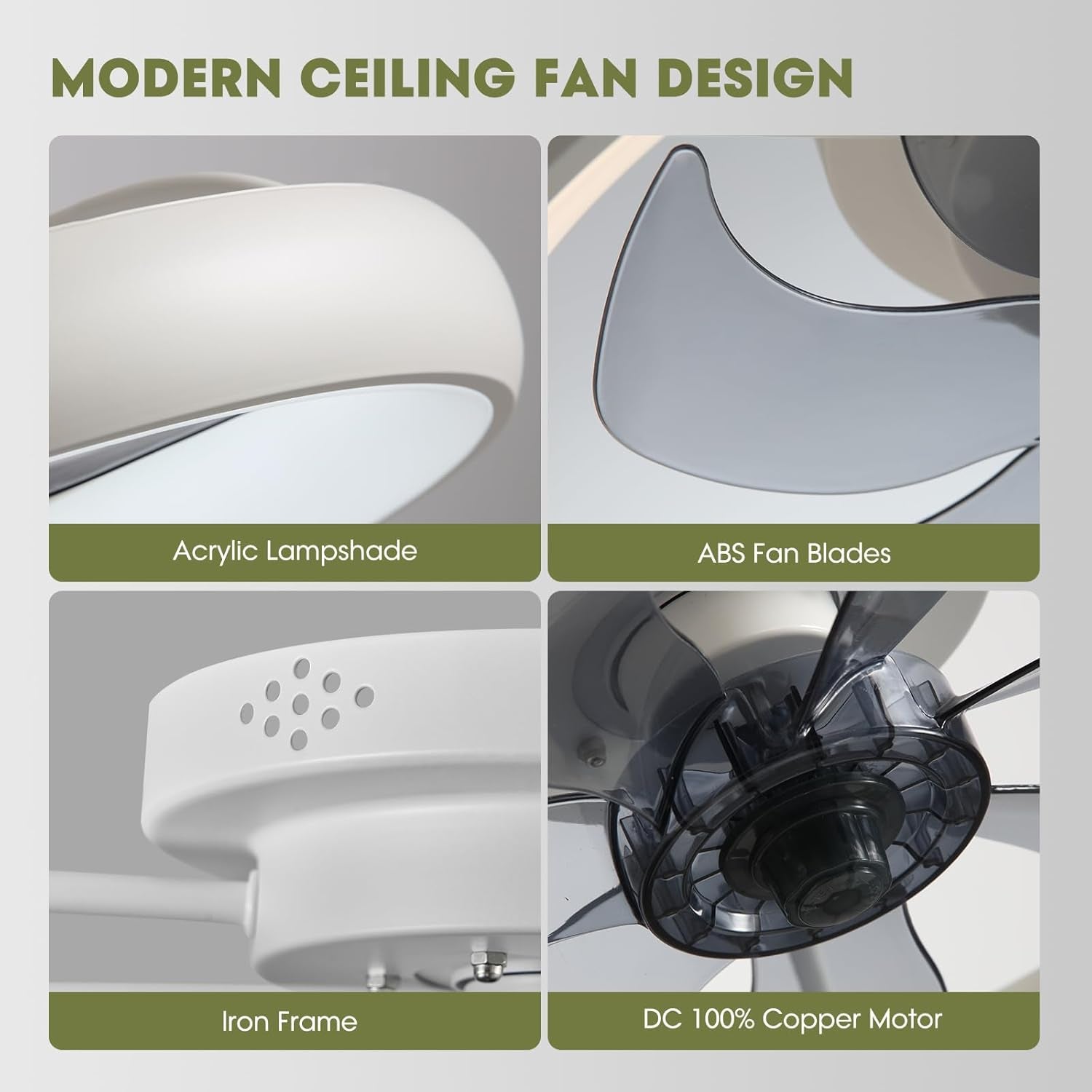 Ventilateur de Plafond Moderne