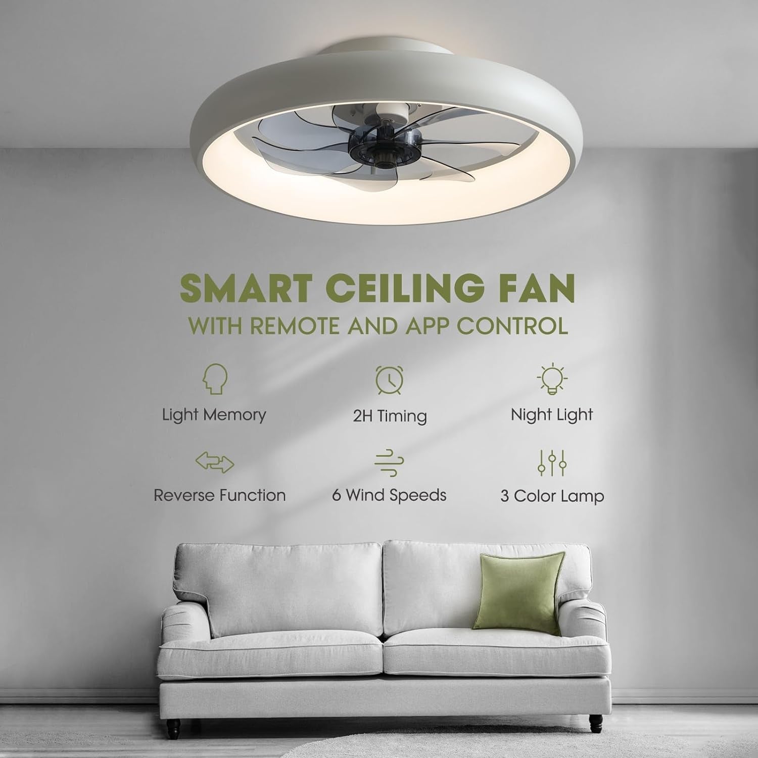 Ventilateur de Plafond Moderne